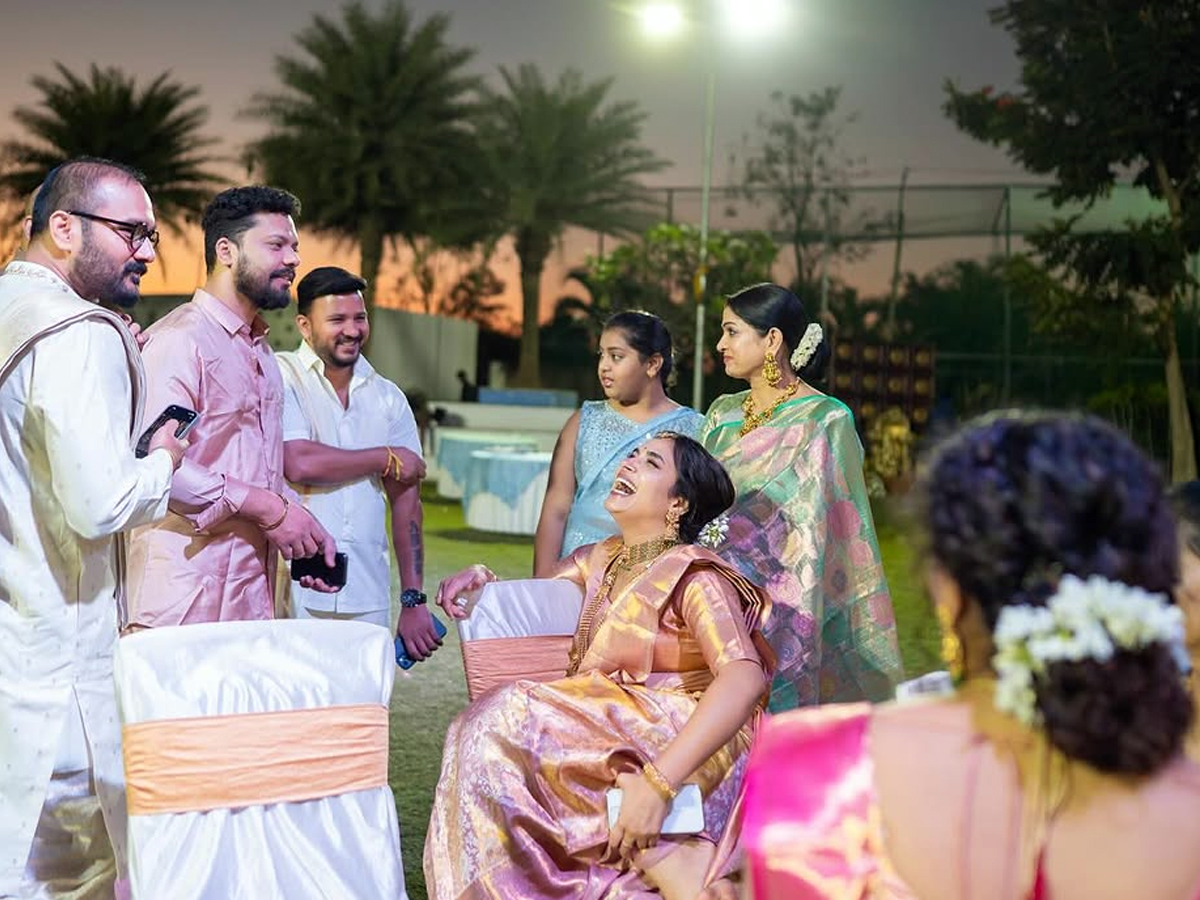 Actress Hariteja at her sister wedding photos10