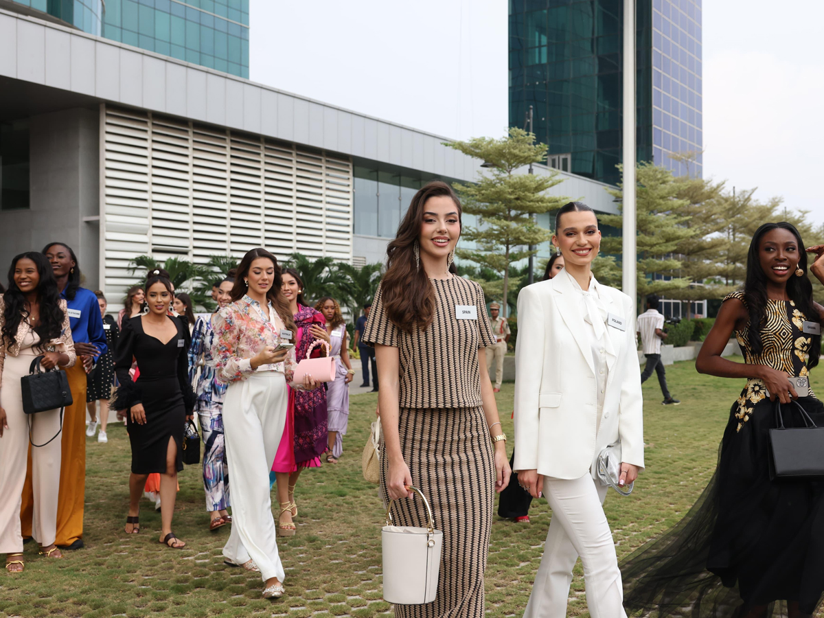 Miss World 2025: Beauty queens visited the Telangana Secretariat on Sunday May 18.4
