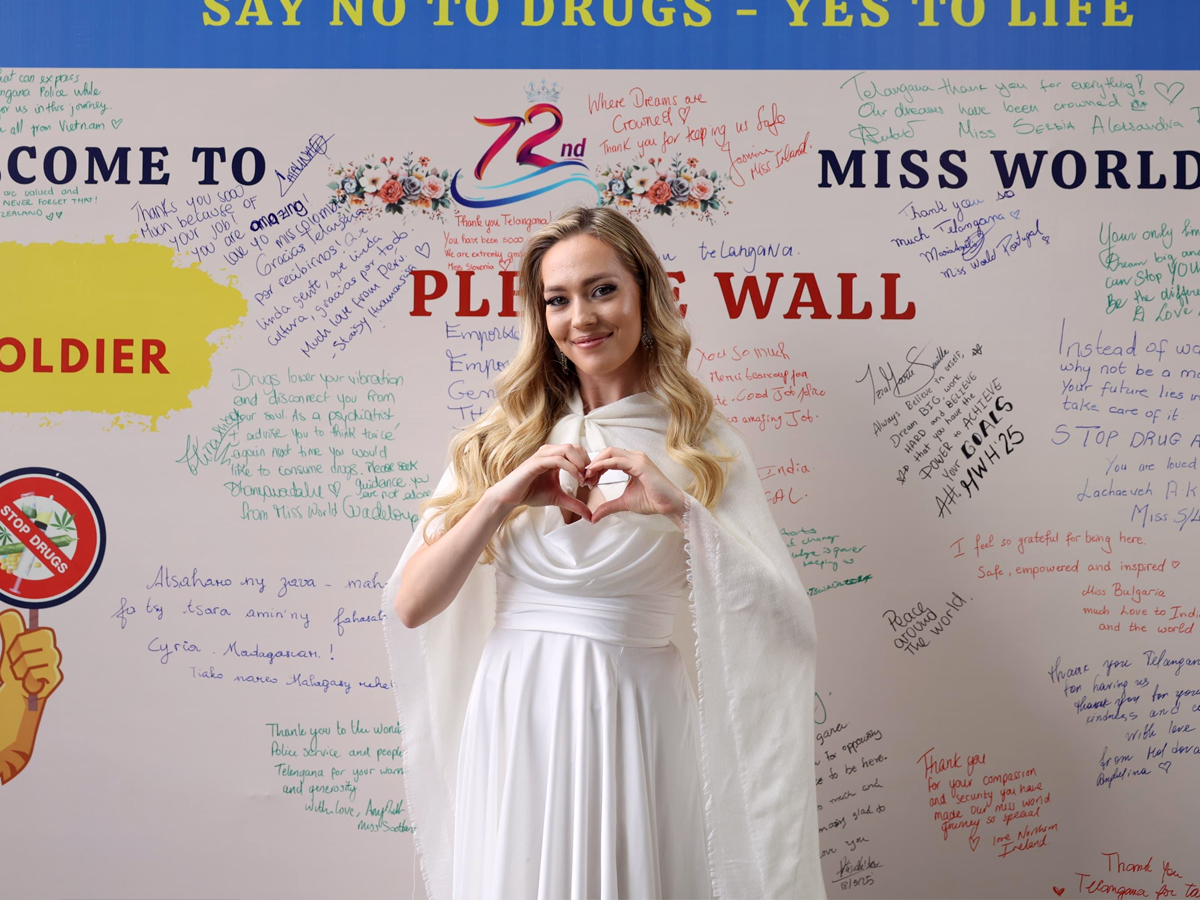 Miss World 2025: Beauty queens visited the Telangana Secretariat on Sunday May 18.6