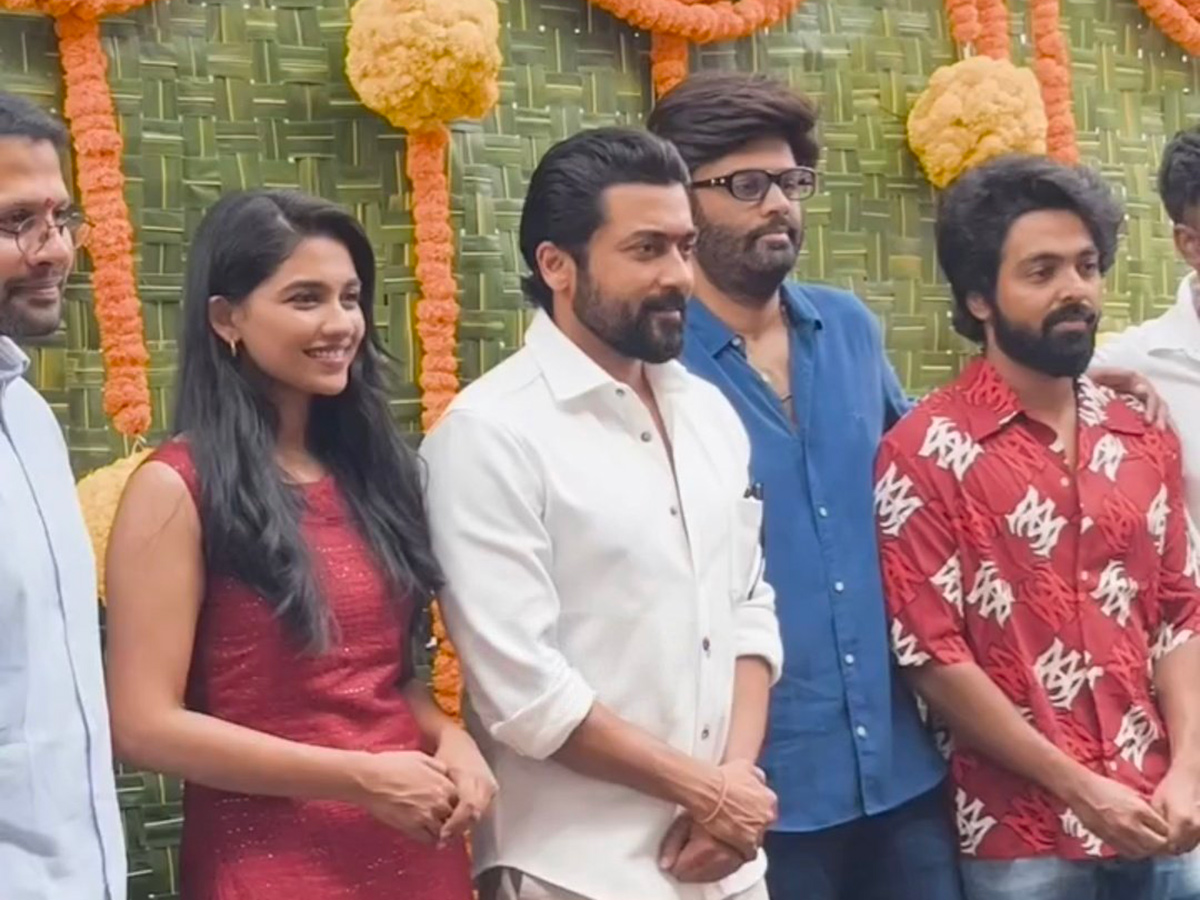 Suriya new film with Venky Atluri launched with a pooja ceremony: Photos7