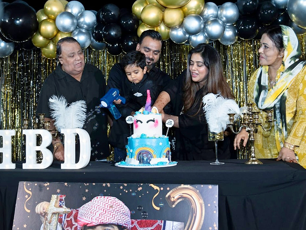 Actress Poorna shares Her son Birthday celebrations Photos8
