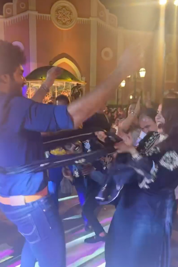 Nikki Galrani Danced with her husband Aadhi Pinisetty Photos Viral2