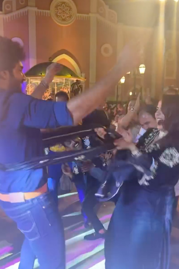 Nikki Galrani Danced with her husband Aadhi Pinisetty Photos Viral3