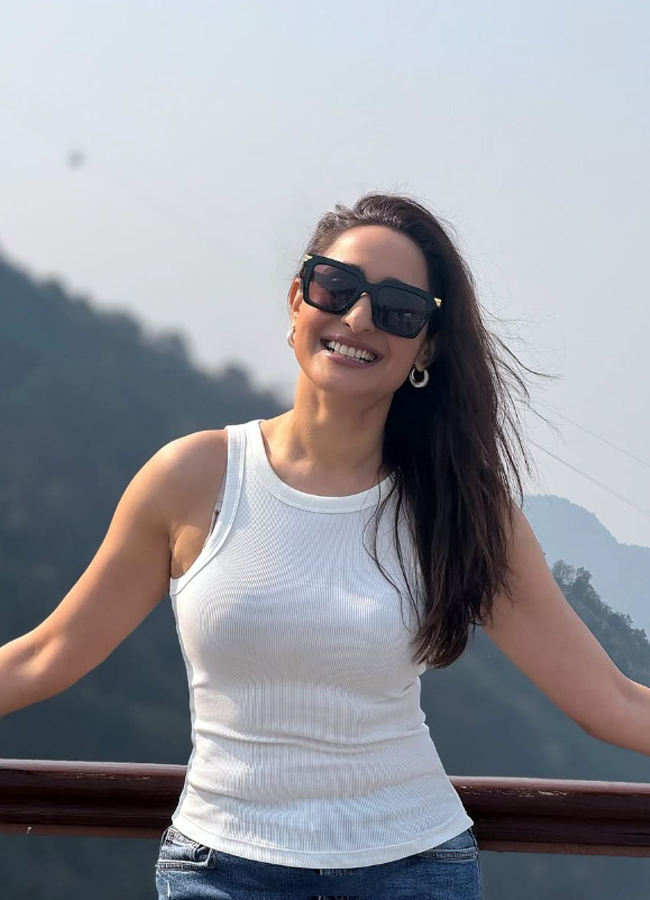 Pragya Jaiswal Shares Adorable Pictures With Sunset Pose10
