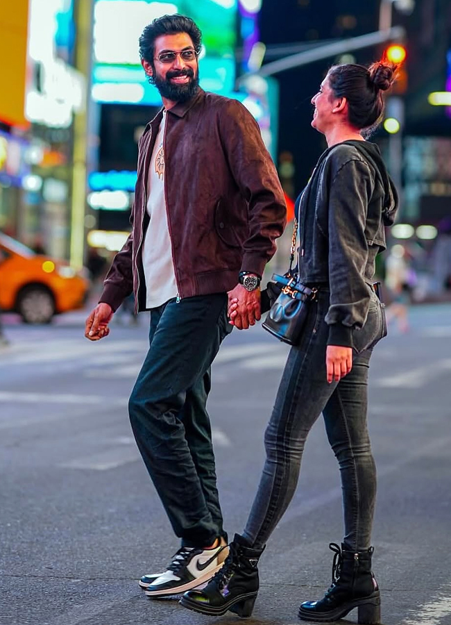 Rana Daggubati with wife Mihika on the streets of New York Photos2