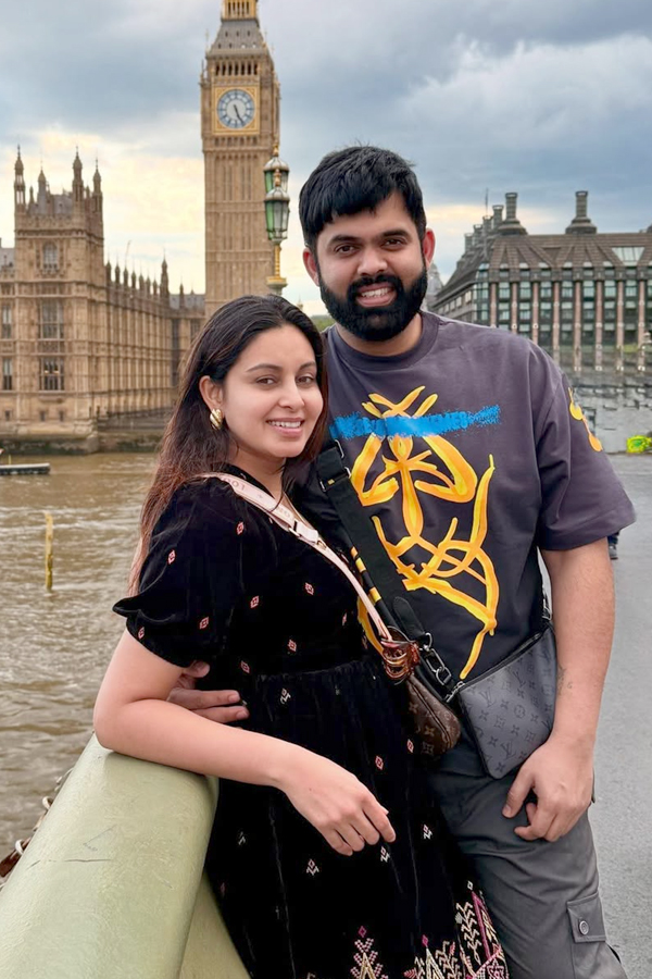 Actress Abhinaya And Her Husband Karthik London Vacation After Marriage: Photos2