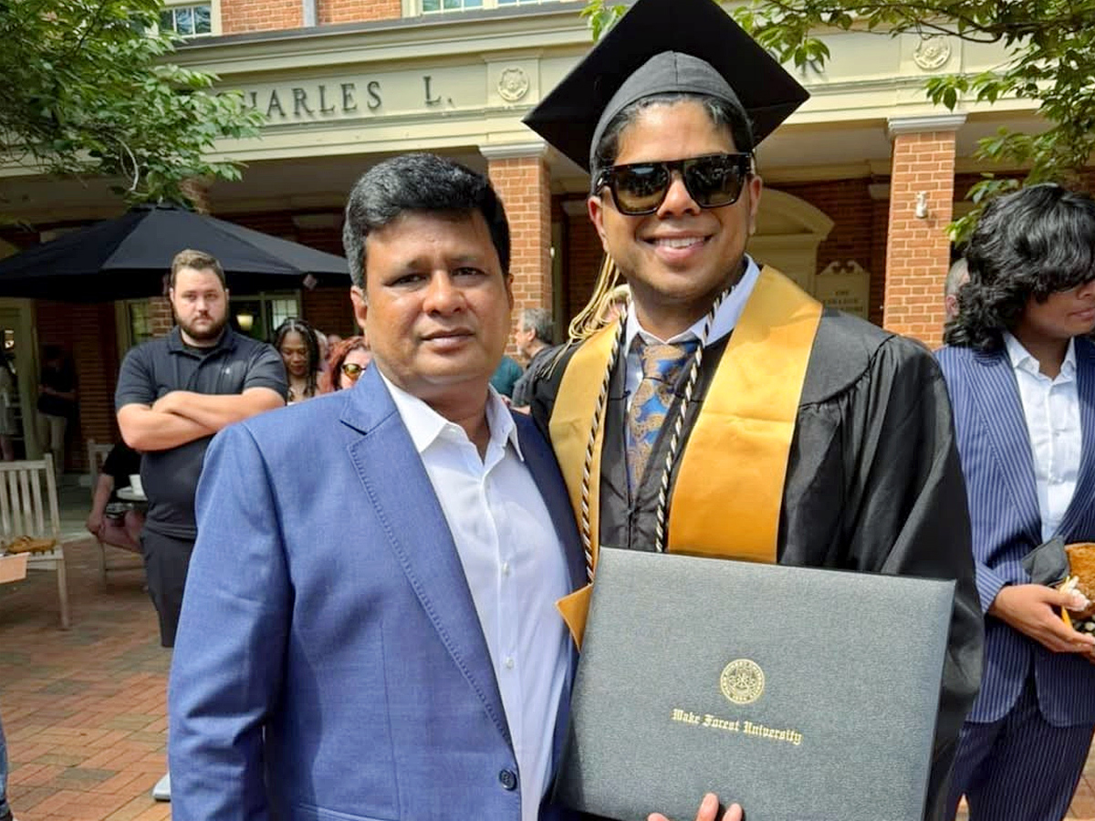 MLC Kavitha attends son Aditya's graduation ceremony in the US Photos4