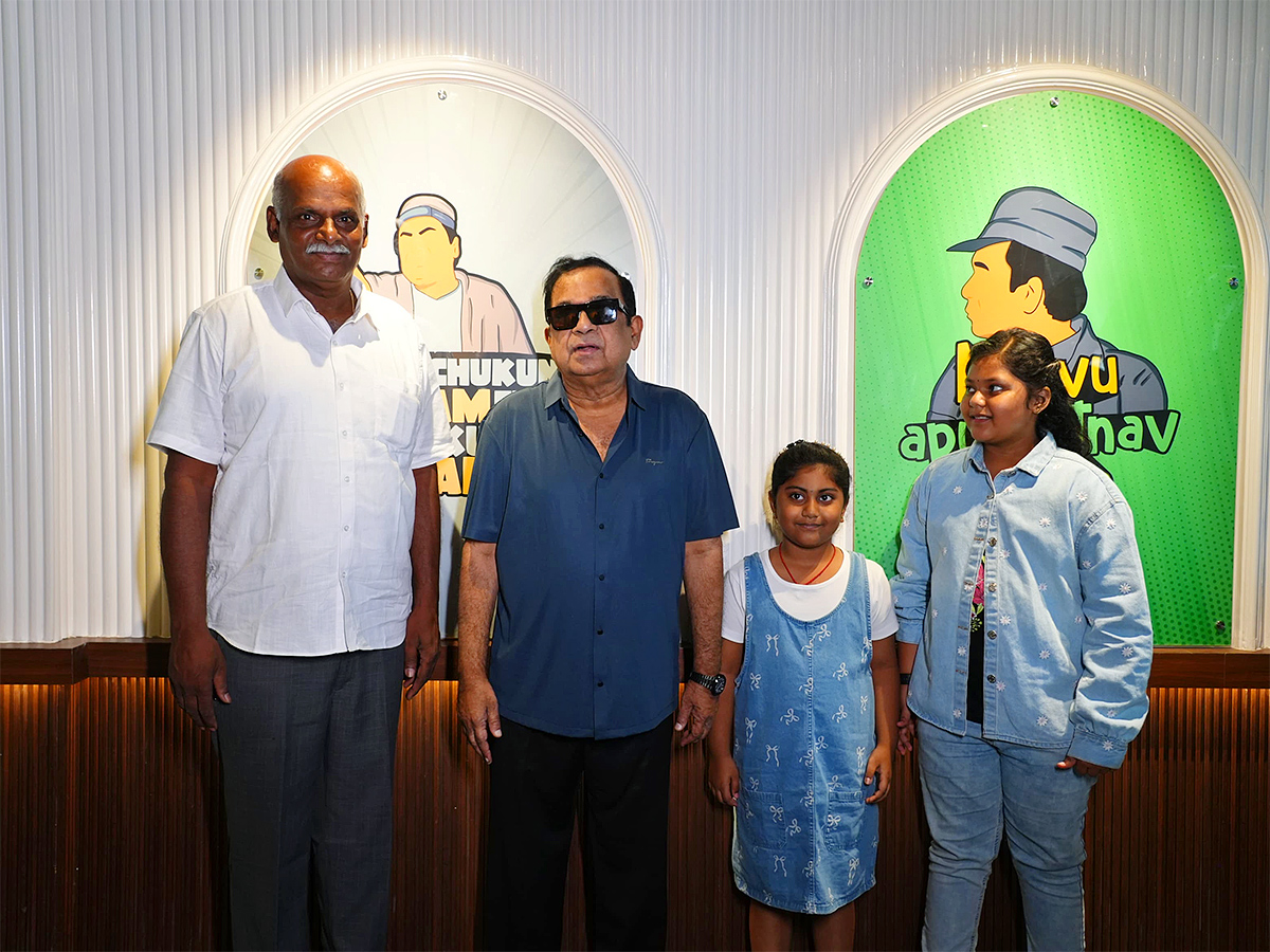 Padma Shri Brahmanandam Inaugurated Hotel Ahoo Telugu Cuisine10