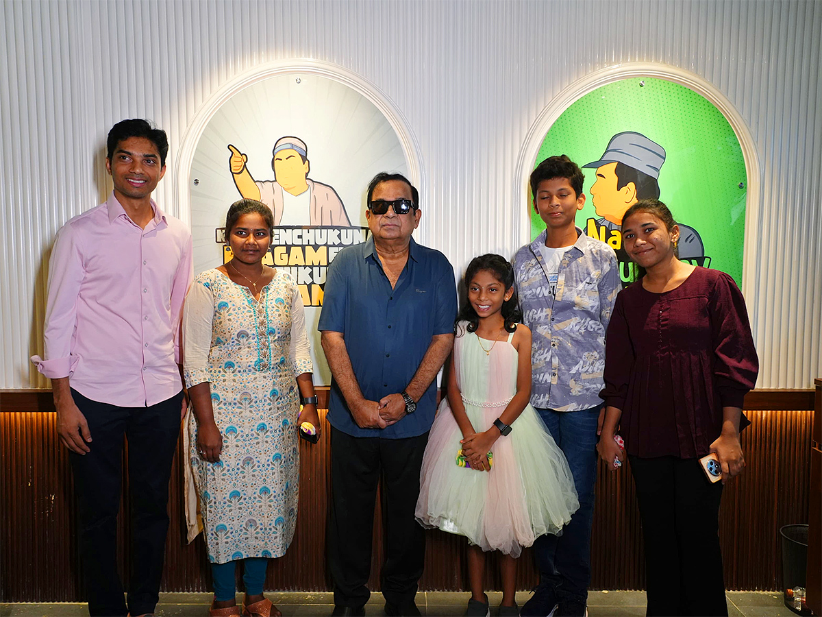 Padma Shri Brahmanandam Inaugurated Hotel Ahoo Telugu Cuisine6