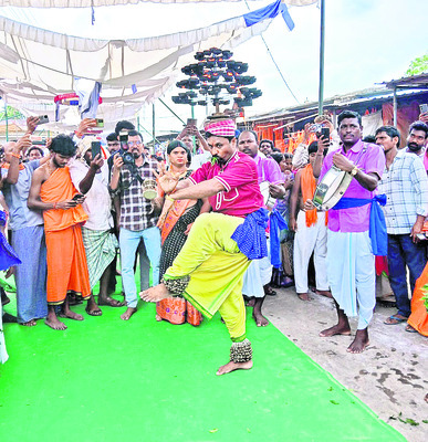 అంజన్న పెద్ద జయంతి ఉత్సవాలు ప్రారంభం2