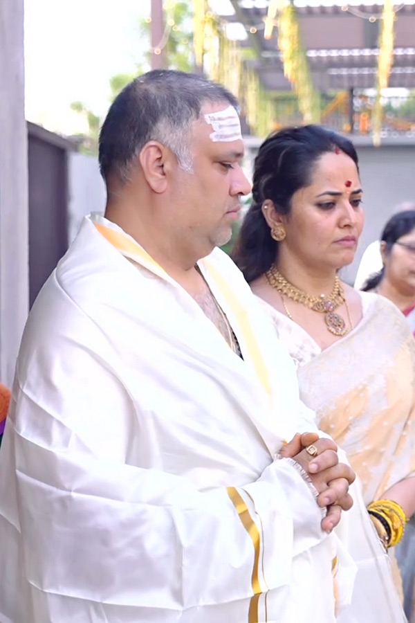 Anchor Anasuya Bharadwaj Son Upanayanam Function Photos13