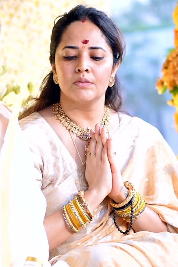 Anchor Anasuya Bharadwaj Son Upanayanam Function Photos2