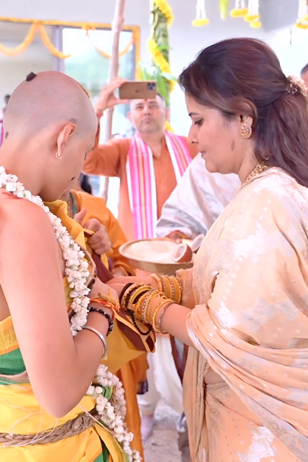 Anchor Anasuya Bharadwaj Son Upanayanam Function Photos23