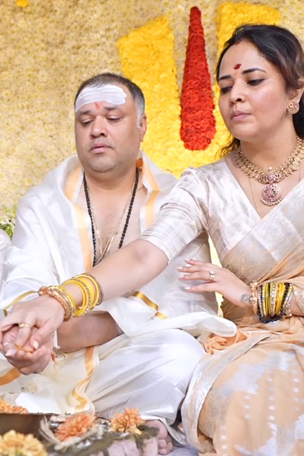 Anchor Anasuya Bharadwaj Son Upanayanam Function Photos3