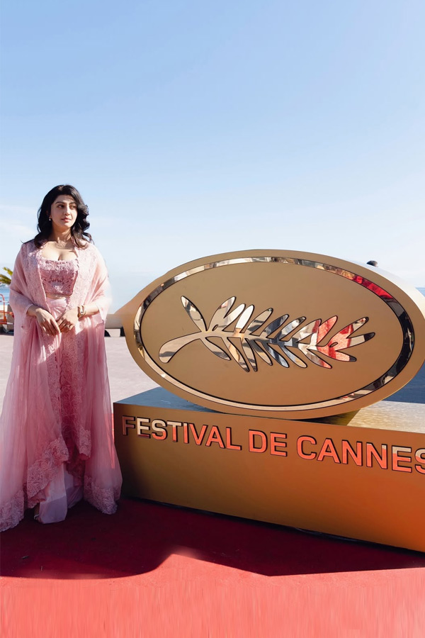 Actress Pranitha Subhash shines At Cannes 2025 film festival Photos10