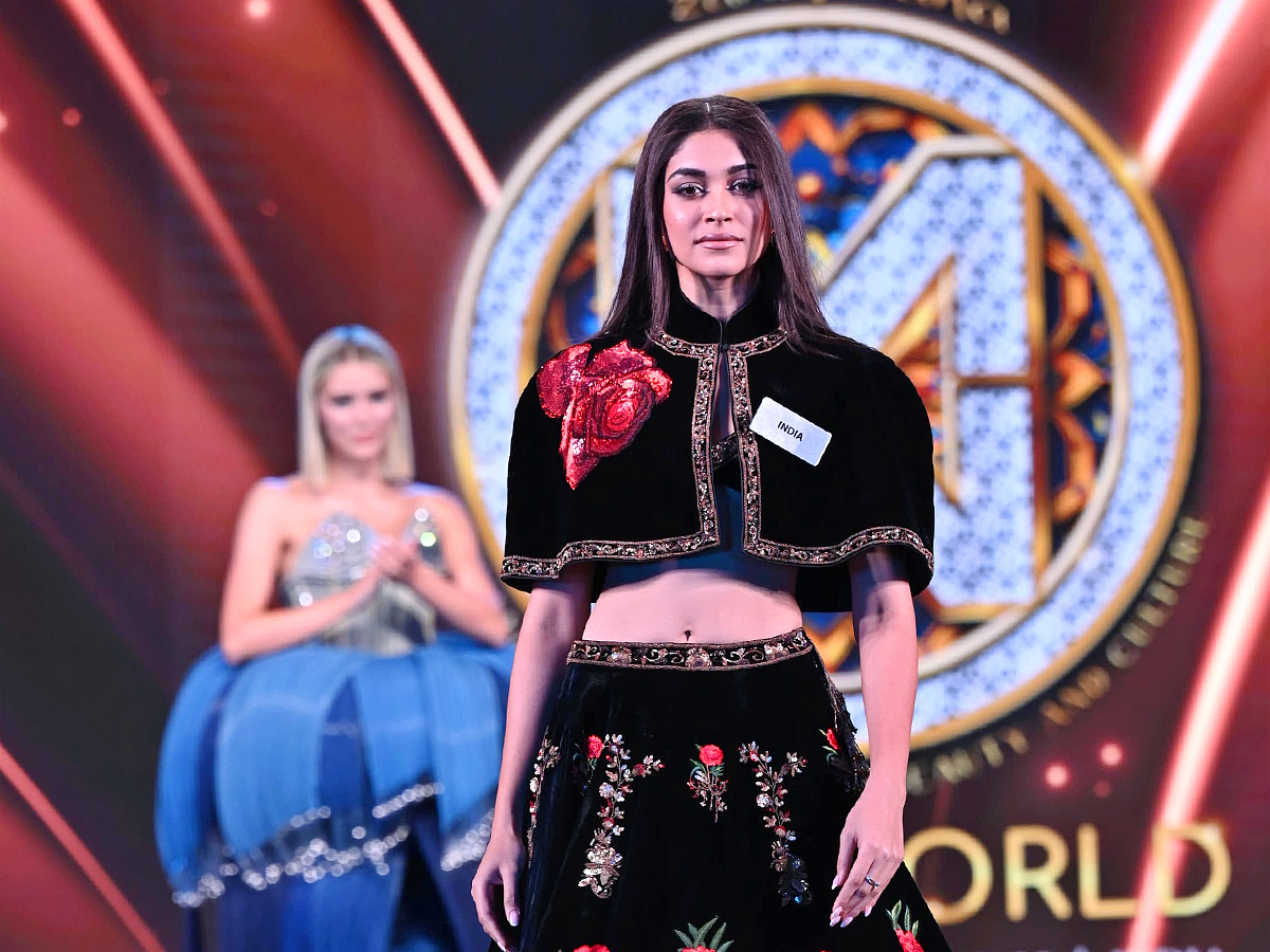 miss world contestants 2025 won the Top Model competition Photos3