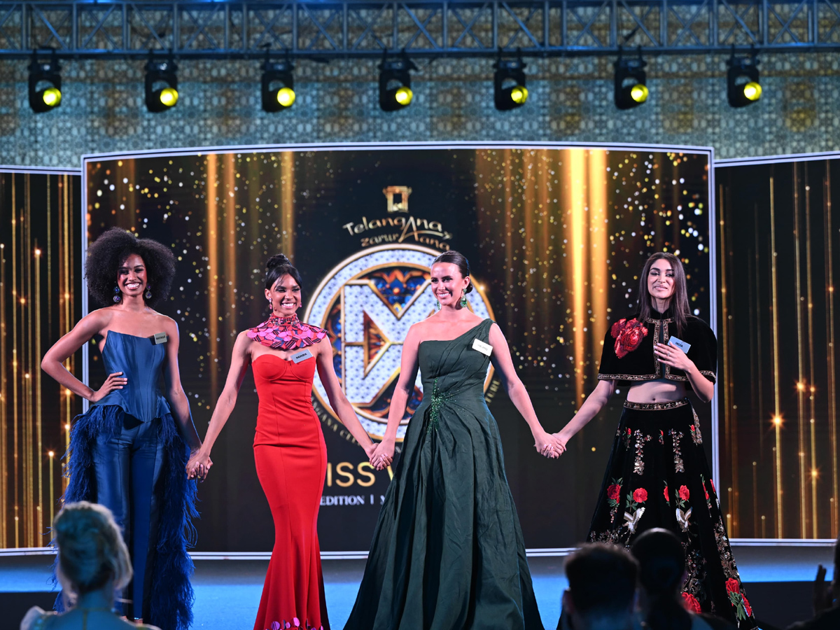 miss world contestants 2025 won the Top Model competition Photos4