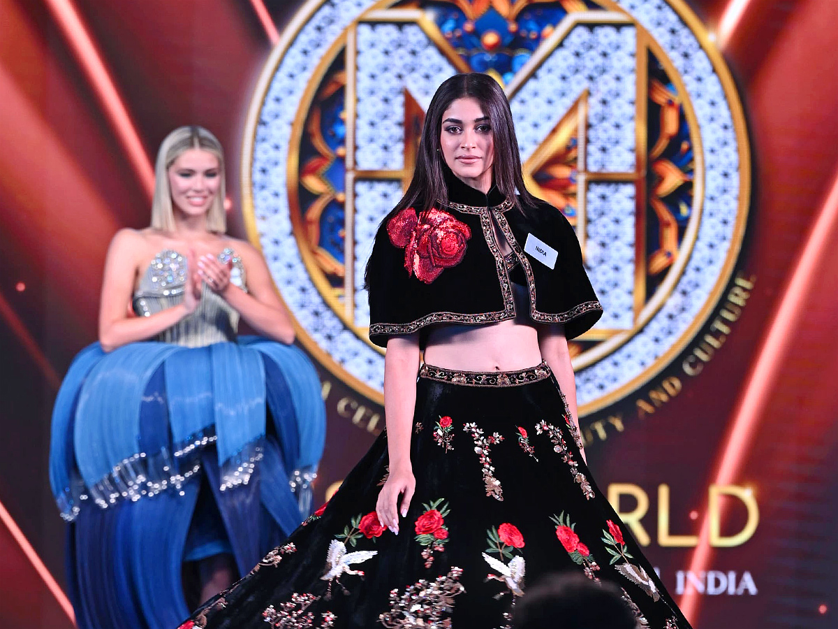 miss world contestants 2025 won the Top Model competition Photos7