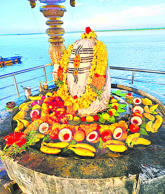 కృష్ణా తీరాన రామలింగేశ్వరునికి విశేష అభిషేకాలు 2