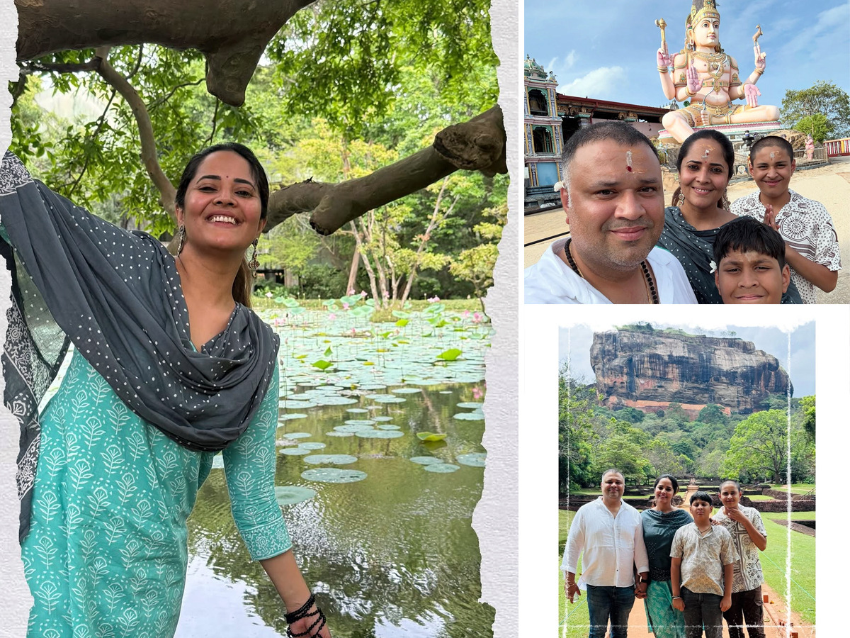 Anasuya Bharadwaj Family Trip To Sri Lanka1