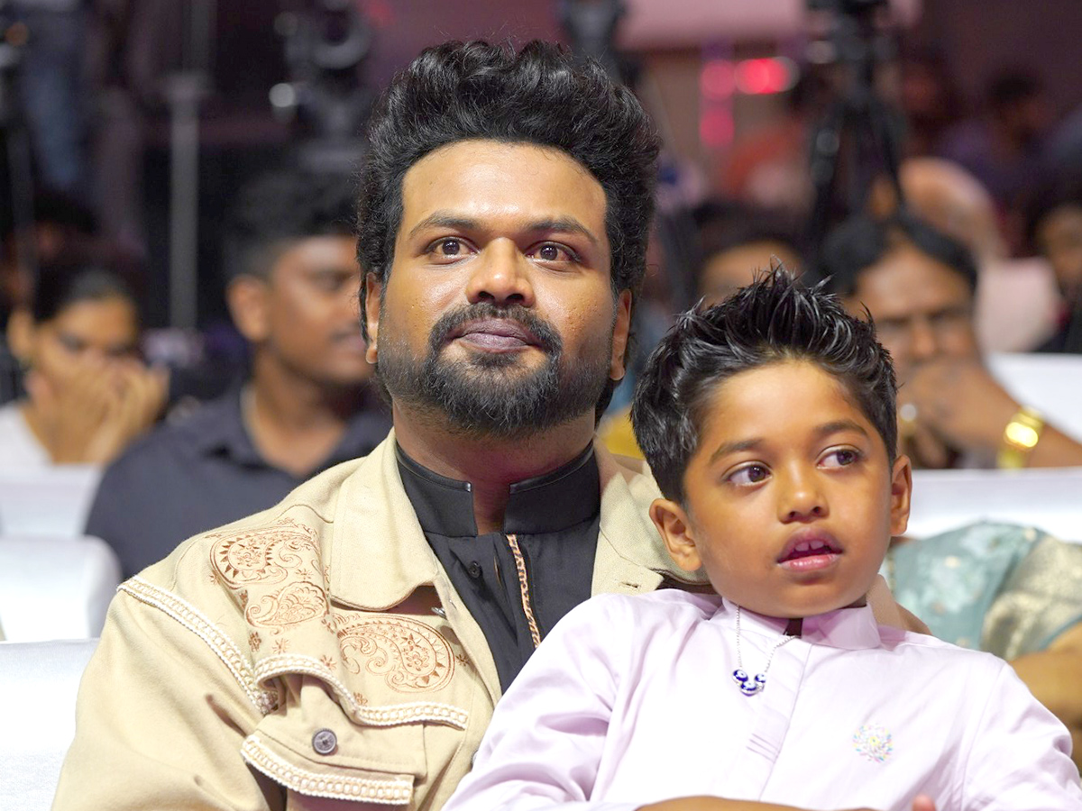 Manchu Manoj Family At Bhairavam Pre Release Event12