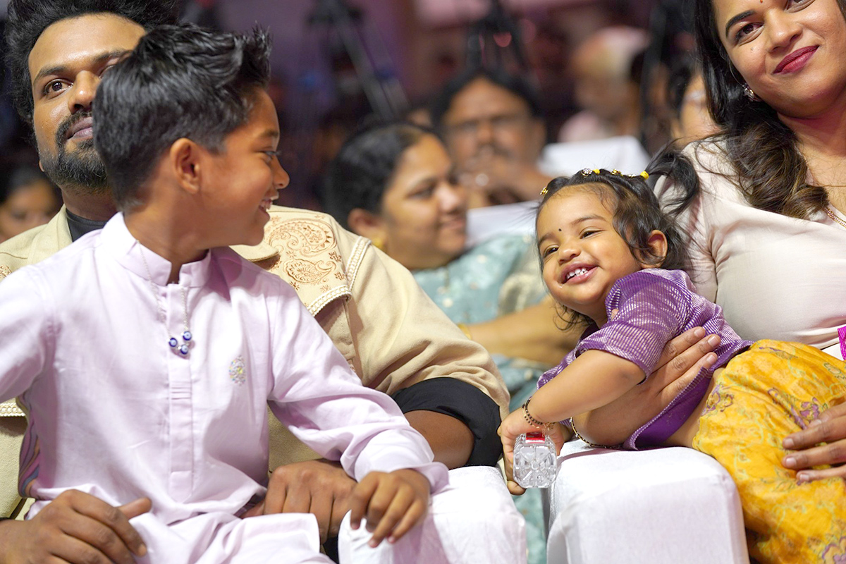 Manchu Manoj Family At Bhairavam Pre Release Event13
