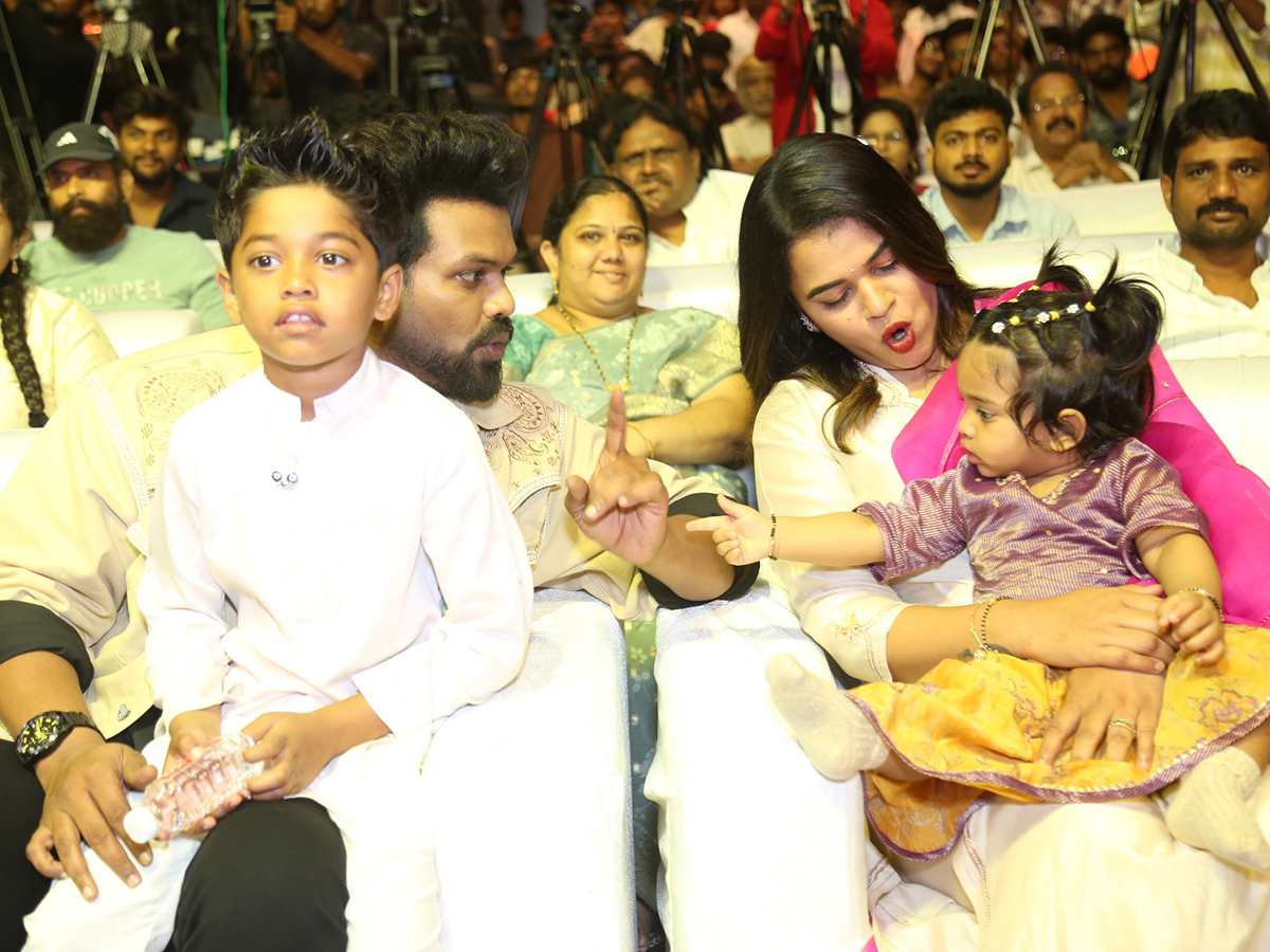 Manchu Manoj Family At Bhairavam Pre Release Event15