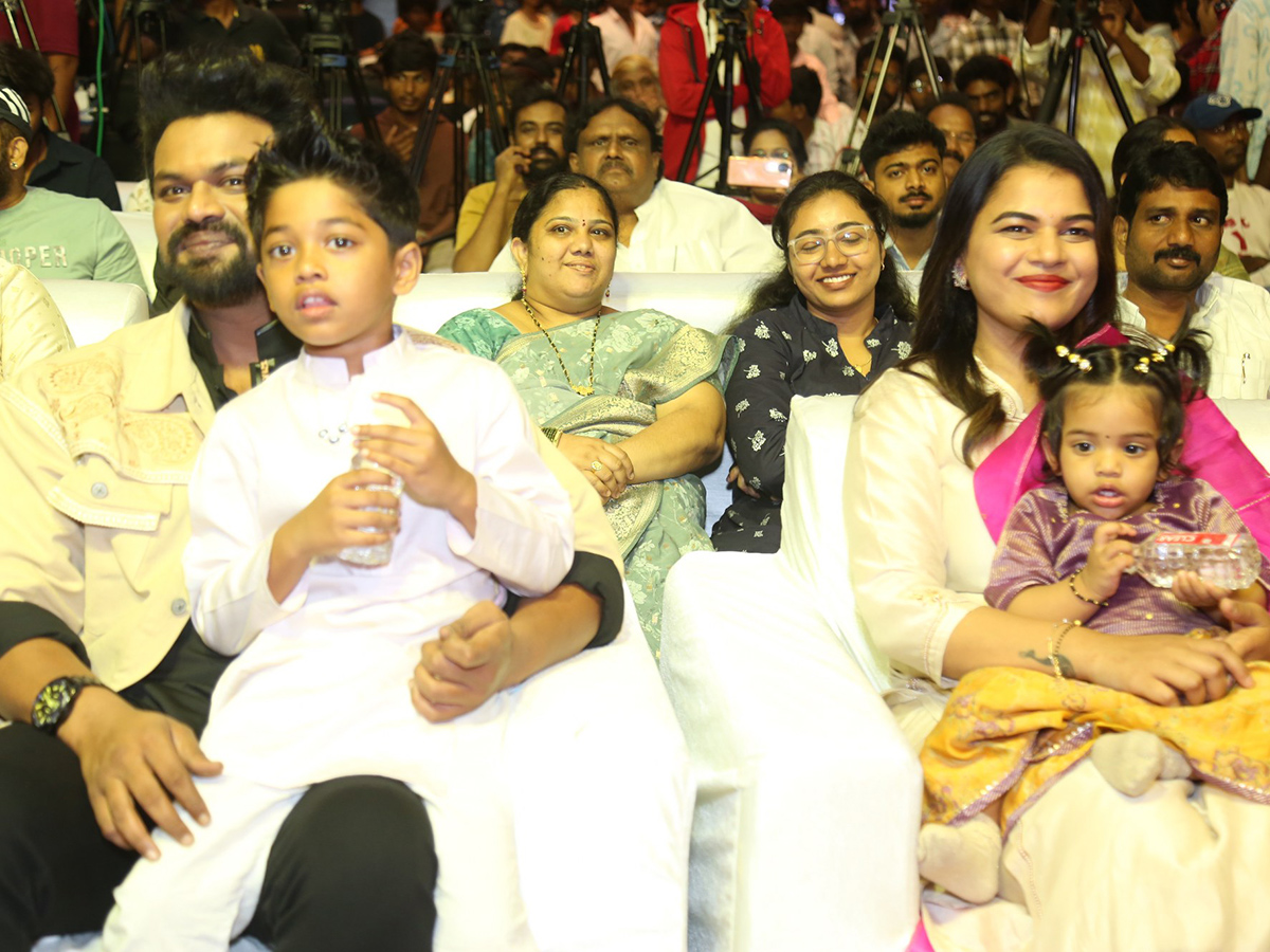 Manchu Manoj Family At Bhairavam Pre Release Event7