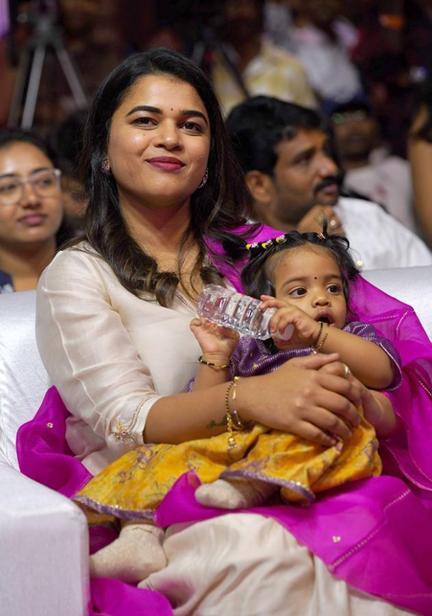 Manchu Manoj Family At Bhairavam Pre Release Event8