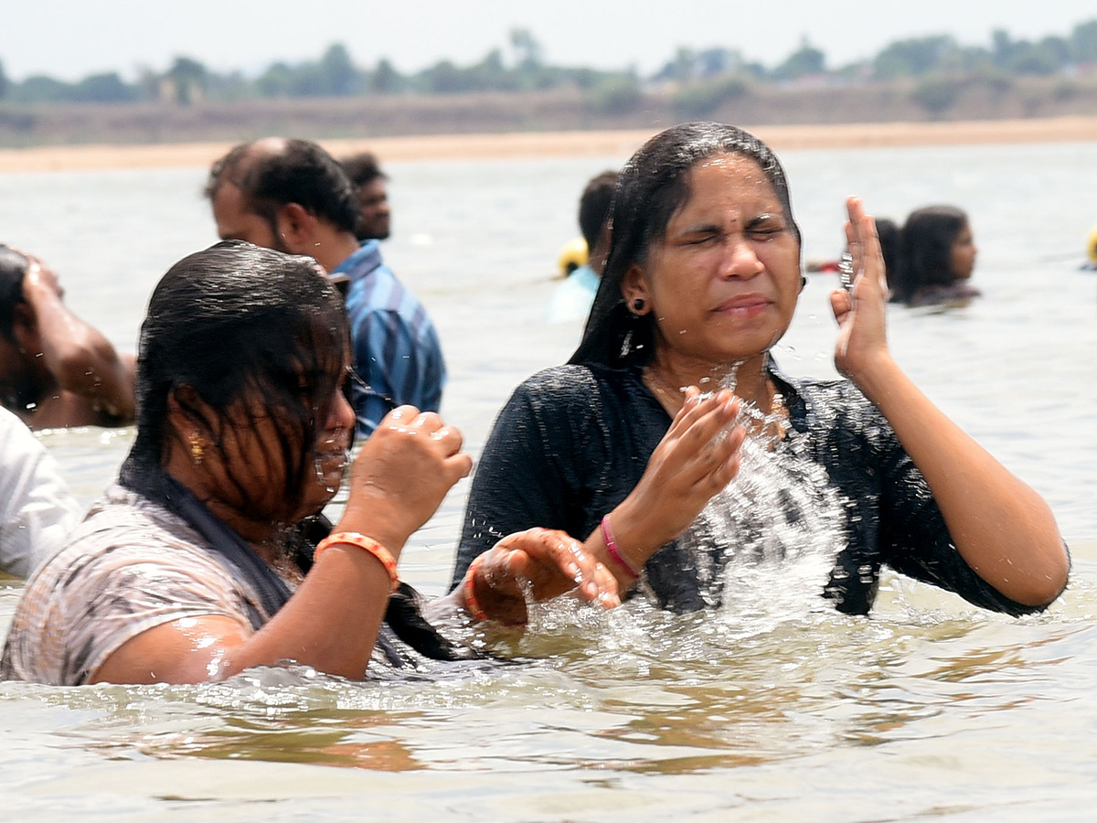 Devotees throng the final day of the Saraswati River Pushkaram Photos13
