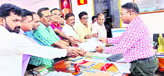 ● జర్నలిస్టుల నిరసన1