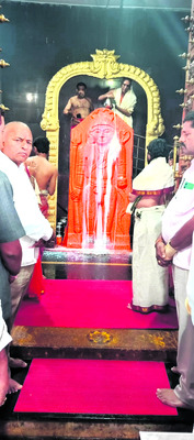 కాలభైరవుడి సేవలో హరీశ్‌రావు 1