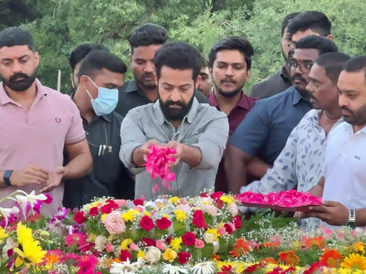 Jr NTR and Kalyan Ram Pay Tributes at NTR Ghat Photos15