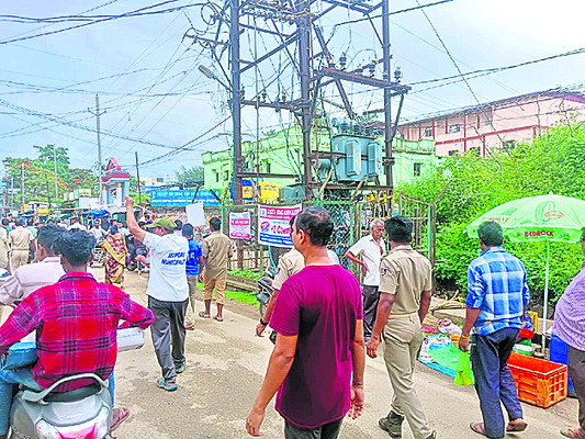 ఎన్కేటీ రోడ్డు విస్తరణకు కొలతలు ప్రారంభం 1