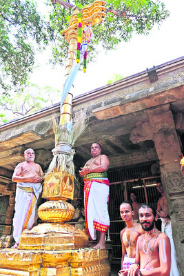 ధ్వజారోహణం.. దేవతాహ్వానం 1