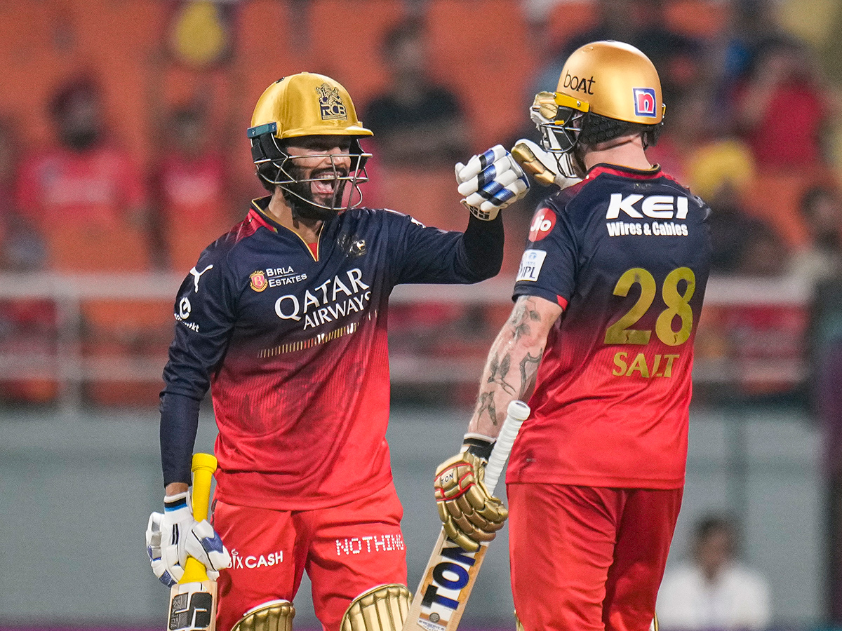 Royal Challengers Bengaluru And Punjab Kings IPL Qualifier 1 Match Photos14