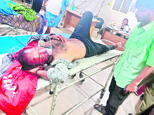వర్షానికి నేలకూలిన వృక్షం 2