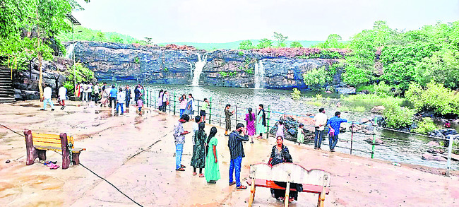 కాళేశ్వరంలో పెరిగిన నీటిమట్టం1