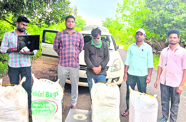 94 కిలోల గంజాయి పట్టివేత 1