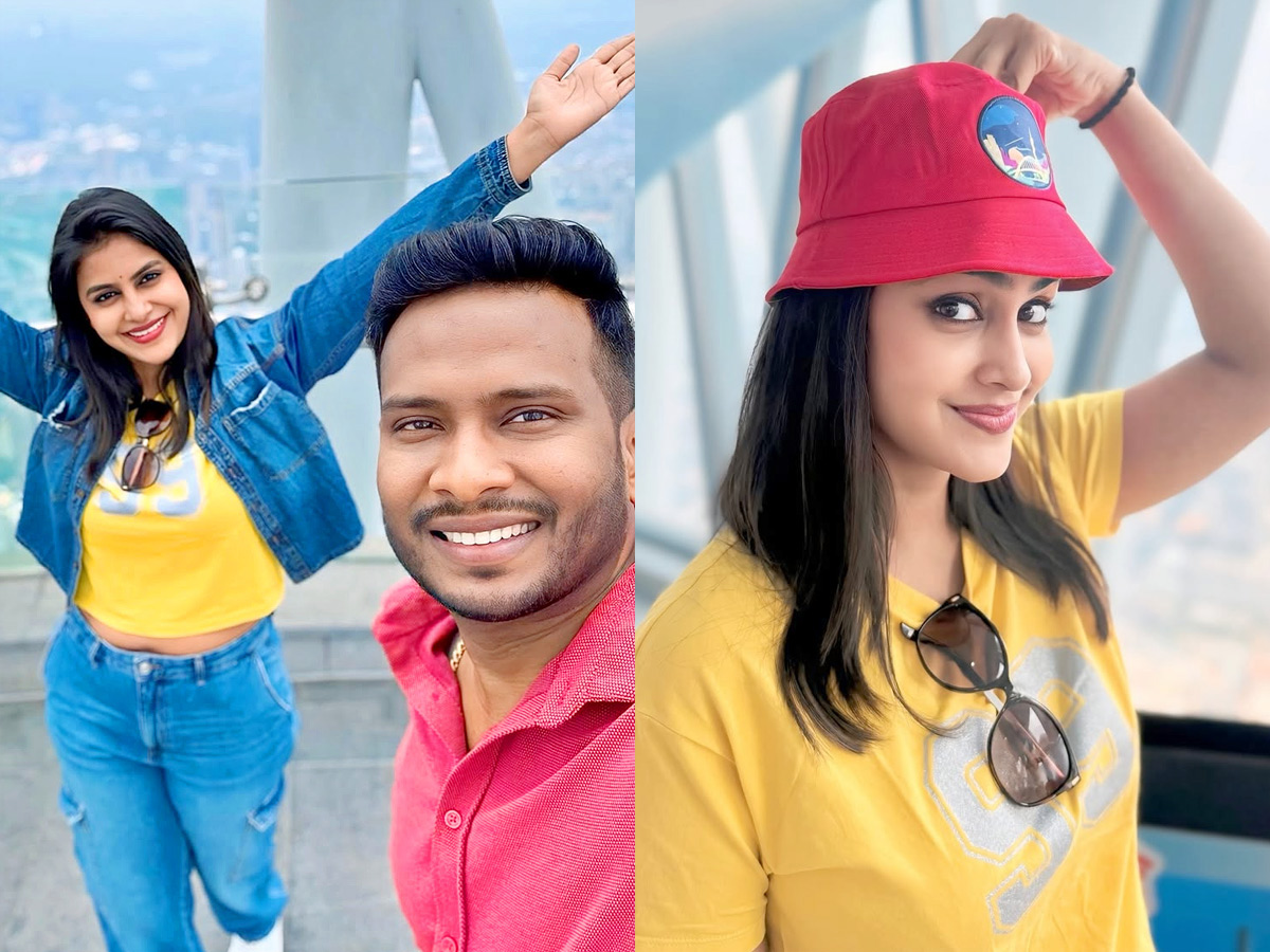 Bigg Boss 8 Soniya Akula ANd her Husband Yash Enjoying China Trip After Marriage Photos Viral1