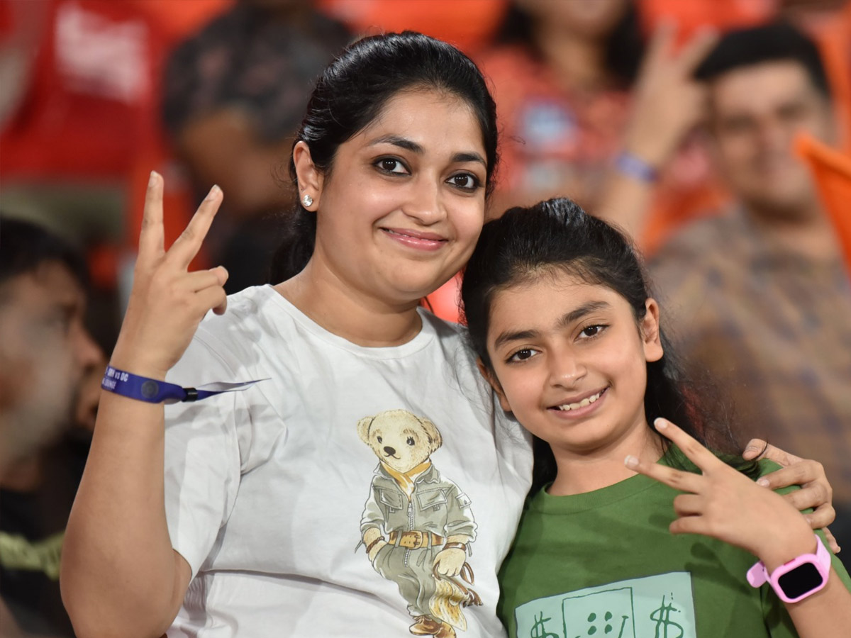 Celebrities In IPL Match At Hyderabad Uppal Cricket Stadium Photos6