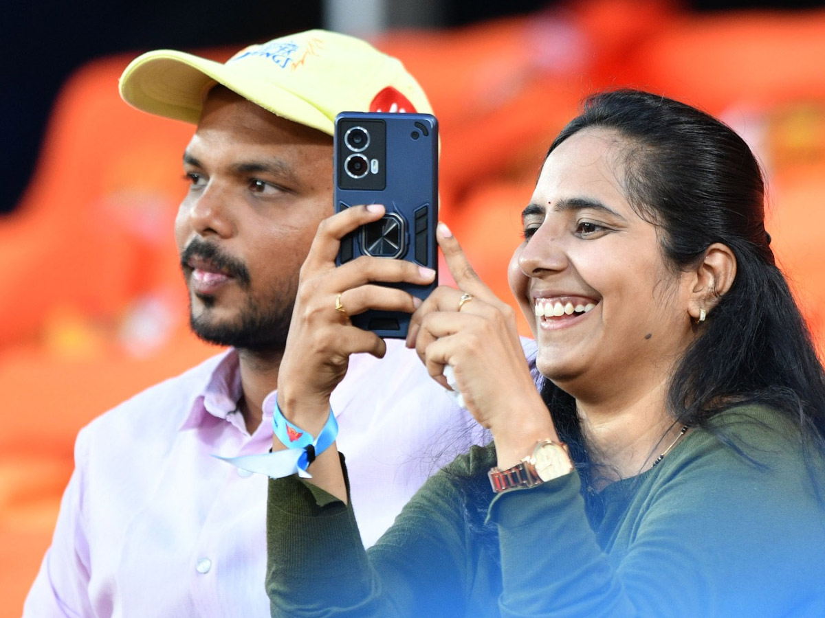 Celebrities In IPL Match At Hyderabad Uppal Cricket Stadium Photos9