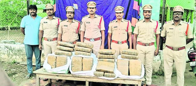23.400 కేజీల గంజాయి పట్టివేత1