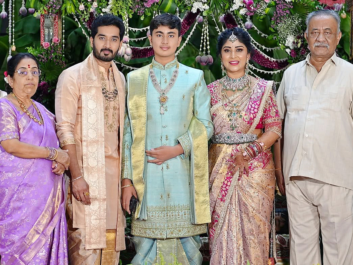 Serial Actress Manjula Paritala Shares Son Akshaj Dhothi Function Pictures On Social Media12