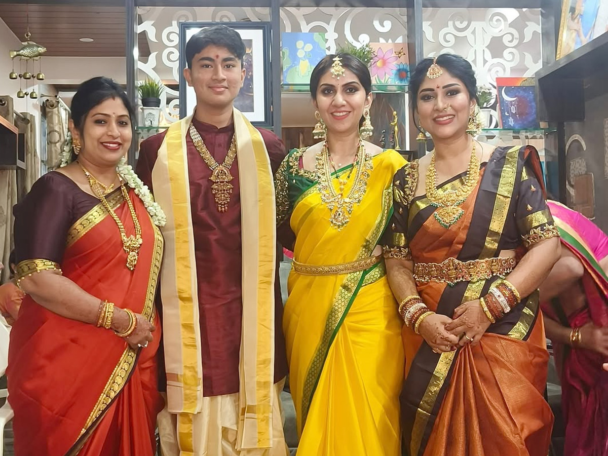 Serial Actress Manjula Paritala Shares Son Akshaj Dhothi Function Pictures On Social Media6