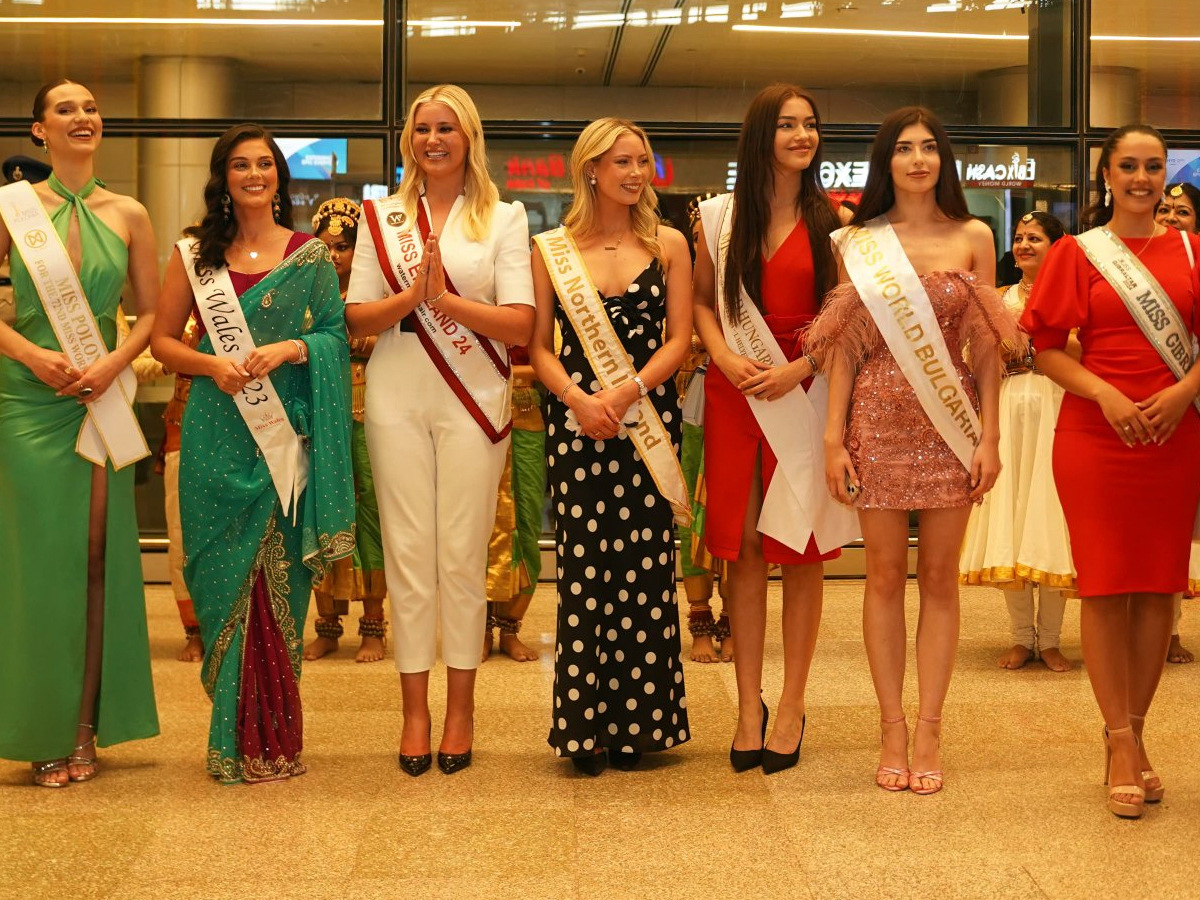 The beauty queens of the world have come to Hyderabad city to participate in the Miss World 2025 beauty pageant.13