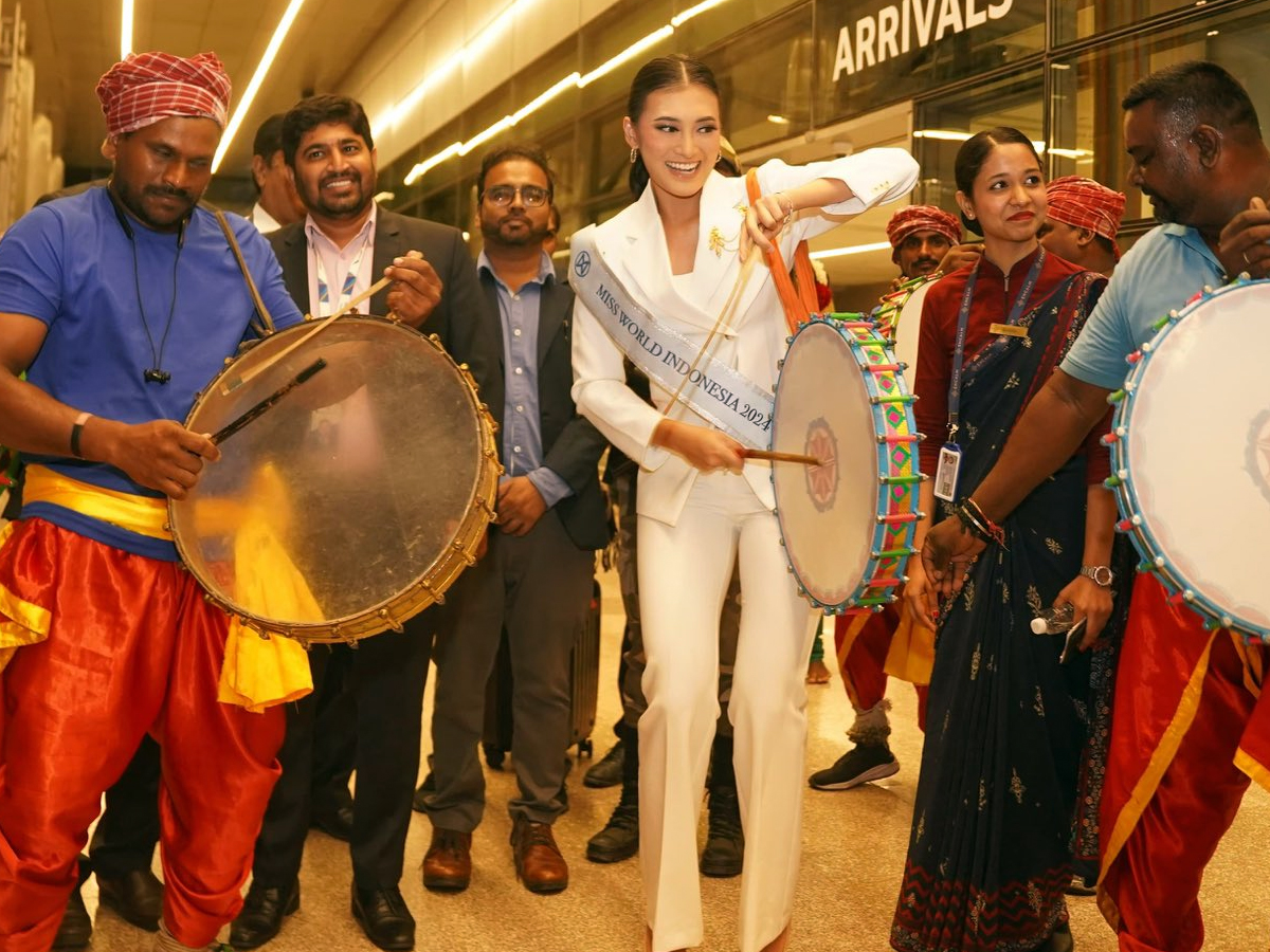 The beauty queens of the world have come to Hyderabad city to participate in the Miss World 2025 beauty pageant.7