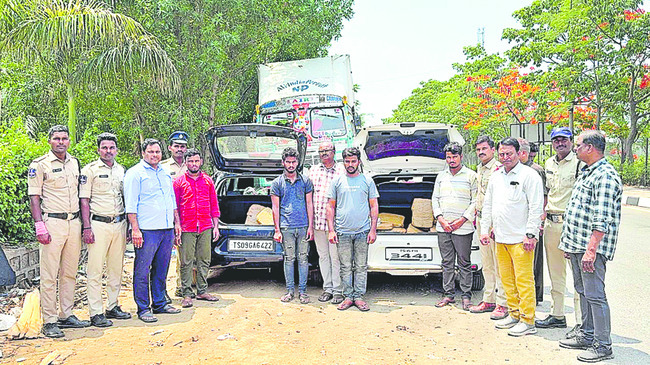 106 కేజీల గంజాయి పట్టివేత1