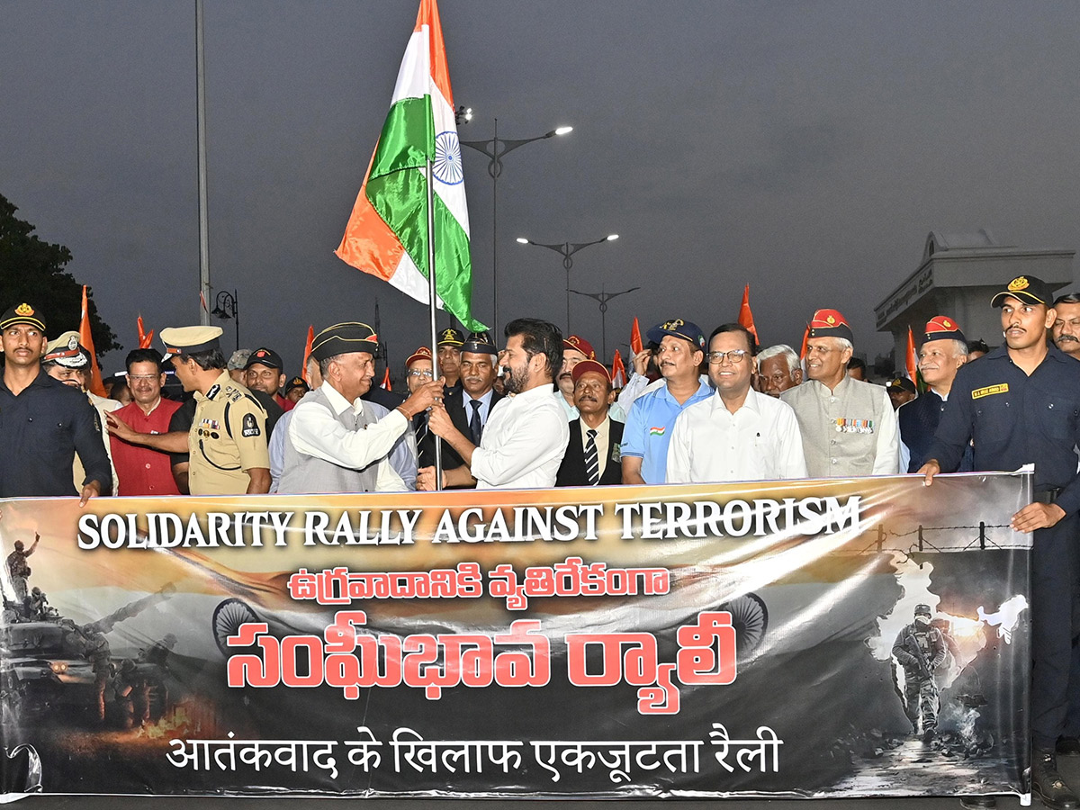 CM Revanth Reddy Participated in Rally Hyderabad1