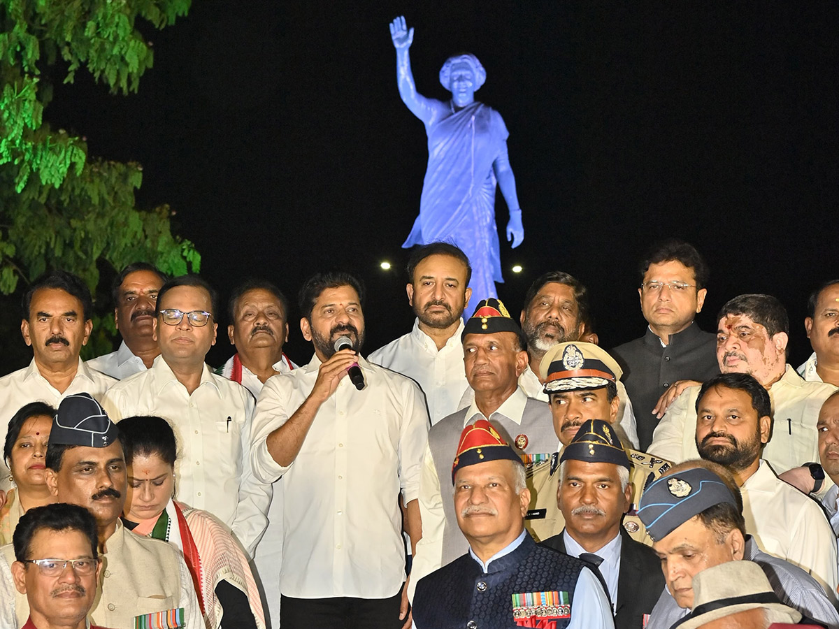 CM Revanth Reddy Participated in Rally Hyderabad13